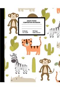Graph Paper Composition Notebook