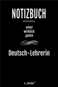 Notizbuch für Deutsch-Lehrer / Deutsch-Lehrerin