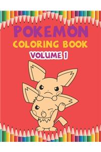 Pokemon Coloring Book Volume 1