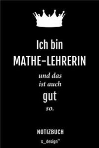 Notizbuch für Mathe-Lehrer / Mathe-Lehrerin