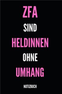 ZFA sind Heldinnen ohne Umhang Notizbuch