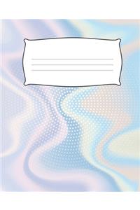 HOLOGRAPHIC Composition Notebook