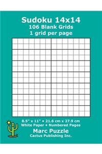 Sudoku 14x14 - 106 Blank Grids