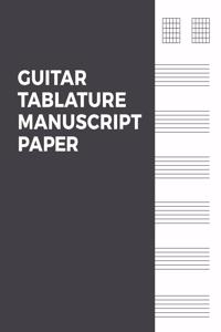 Guitar Tablature Manuscript Paper