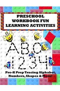 Preschool Workbook Fun Learning Activities