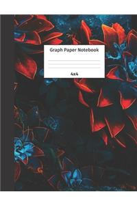Graph Paper Notebook 4x4