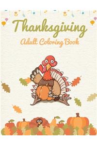 Thanksgiving Adult Coloring Book