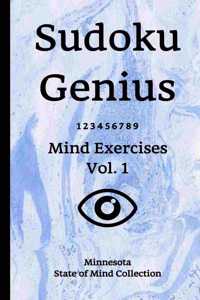 Sudoku Genius Mind Exercises Volume 1