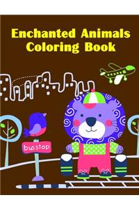 Enchanted Animals Coloring Book