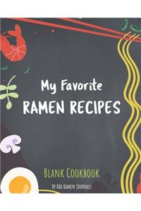 My Favorite Ramen Recipes Bank Cookbook