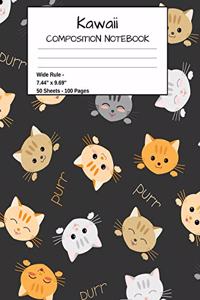Kawaii Composition Notebook
