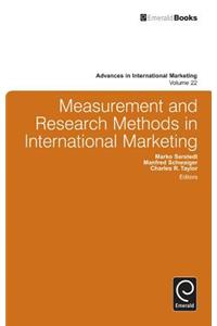 Measurement and Research Methods in International Marketing