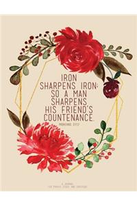 Iron Sharpens Iron; So a Man Sharpens His Friend