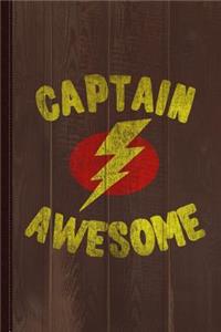 Captain Awesome Vintage Journal Notebook