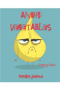 Angry Vegetables Recipe Journal Grumpy Onion