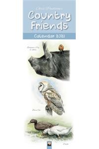 Chris Pendleton Country Friends Slim Calendar 2021 (Art Calendar)