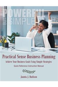 Practical Sense Business Planning
