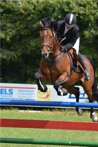 Horse and Rider Jumping a Fence Journal