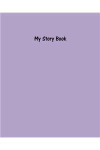My Story Book Create Your Own Picture Book With Thistle Purple Cover