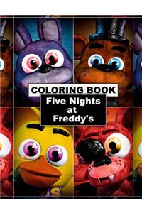 Five Nights at Freddy's Coloring Book: Great Coloring Pages for Kids and Adults (Unofficial Edition)