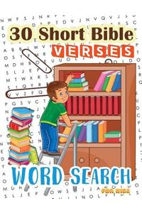 30 Short Bible Verses Word Search for Kids