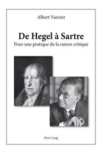 de Hegel À Sartre