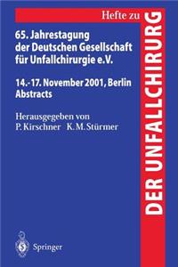 65. Jahrestagung Der Deutschen Gesellschaft Für Unfallchirurgie E.V.
