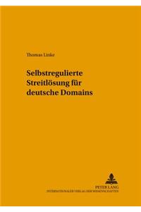 Selbstregulierte Streitloesung Fuer Deutsche Domains