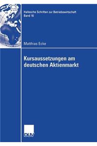 Kursaussetzungen Am Deutschen Aktienmarkt