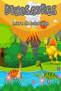 LIVRE DE COLORIAGE DINOSAURE POUR ENFANT