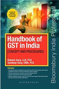 Handbook of GST in India: Concept and Procedures