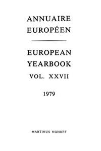 Annuaire Europeen / European Yearbook