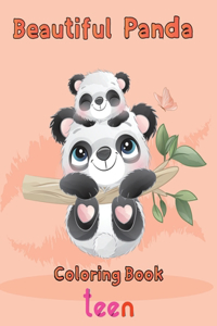 Beautiful Panda Coloring Book teen