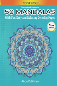 Stress Relieving Design Mandala Coloring book