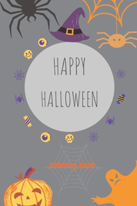 happy halloween coloring book for kids