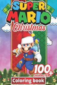 Super mario Christmas Coloring Book