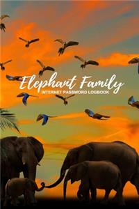 Elephant Family Internet Password logbook
