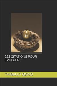 222 Citations Pour Evoluer