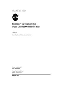 Preliminary Development of an Object-Oriented Optimization Tool