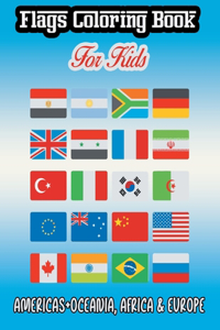 Flags Coloring Book for Kids
