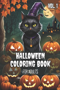 Halloween Coloring Book For Adults Vol. 1