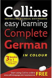 Easy Learning Complete German Grammar, Verbs and Vocabulary (3 Books in 1)