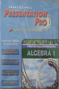 Algebra 1 3rd Edition Presentation Pro CD-ROM 2004c