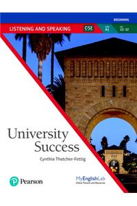 University Success Listening/Speaking A1