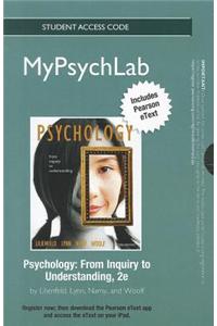 NEW MyLab Psychology  with Pearson eText -- Standalone Access Card -- for Psychology