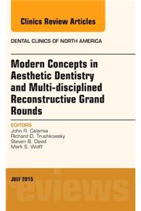 Modern Concepts in Aesthetic Dentistry and Multi-disciplined Reconstructive Grand Rounds, An Issue of Dental Clinics of North America