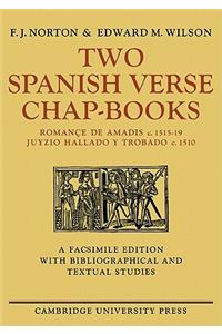 Two Spanish Verse Chap-Books