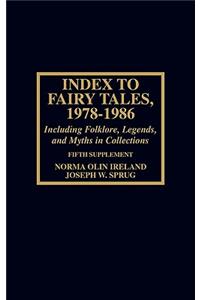 Index to Fairy Tales, 1978-1986, Fifth Supplement