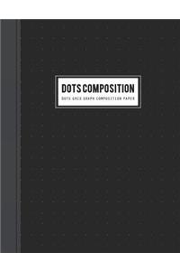 Dots Grid Graph Composition Paper