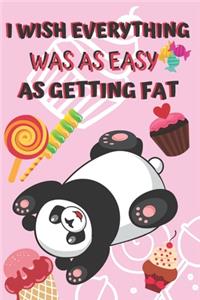 I Wish Everything Was As Easy As Getting Fat